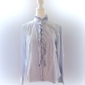 - Talbots shirt 14 petite ruffled Shirt Preppy
.casual office business Workplace